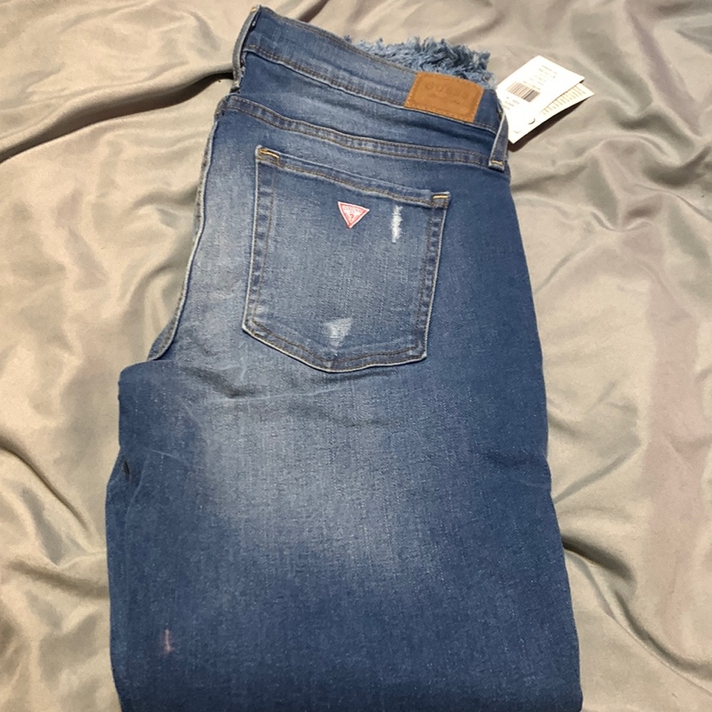 Sophia curvy skinny jeans Guess blue jeans